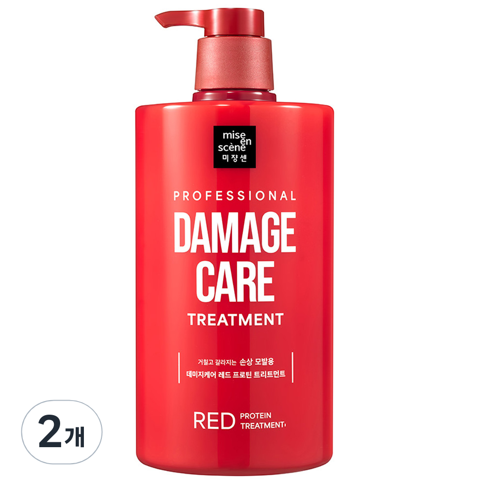 미쟝센 데미지케어 레드 프로틴 대용량 트리트먼트 손상 모발용 24,700원