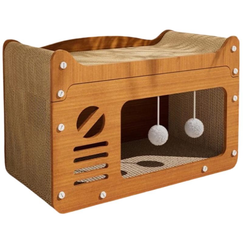 2-in-1 고양이 집 스크래칭 포스트 대형 수직 고양이 스크래칭 보드 통합 고양이 스크래칭 보드 고양이집숨숨집 고양이집 새끼고양이집 고양이집대형, 1개, 고양이 침대 16,880원