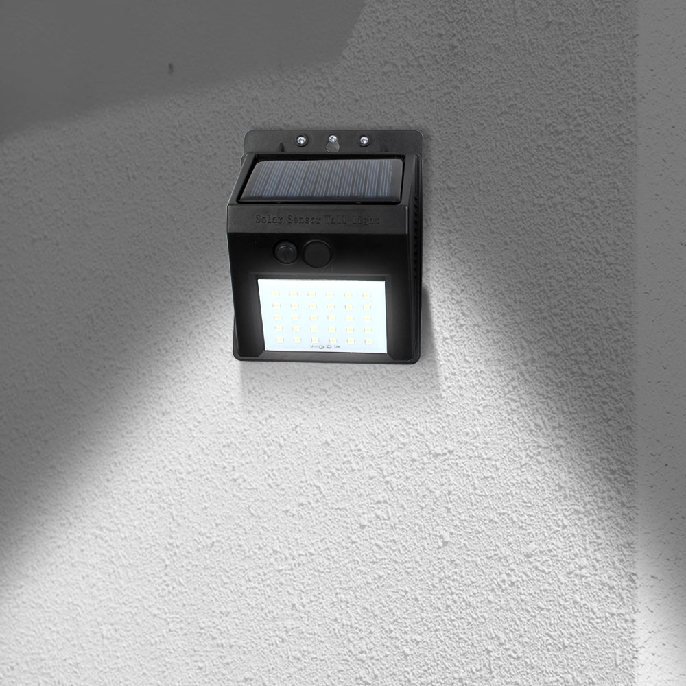솔라콤 태양광 30구 벽부등 센서등 태양열 led 조명 전등 3,700원
