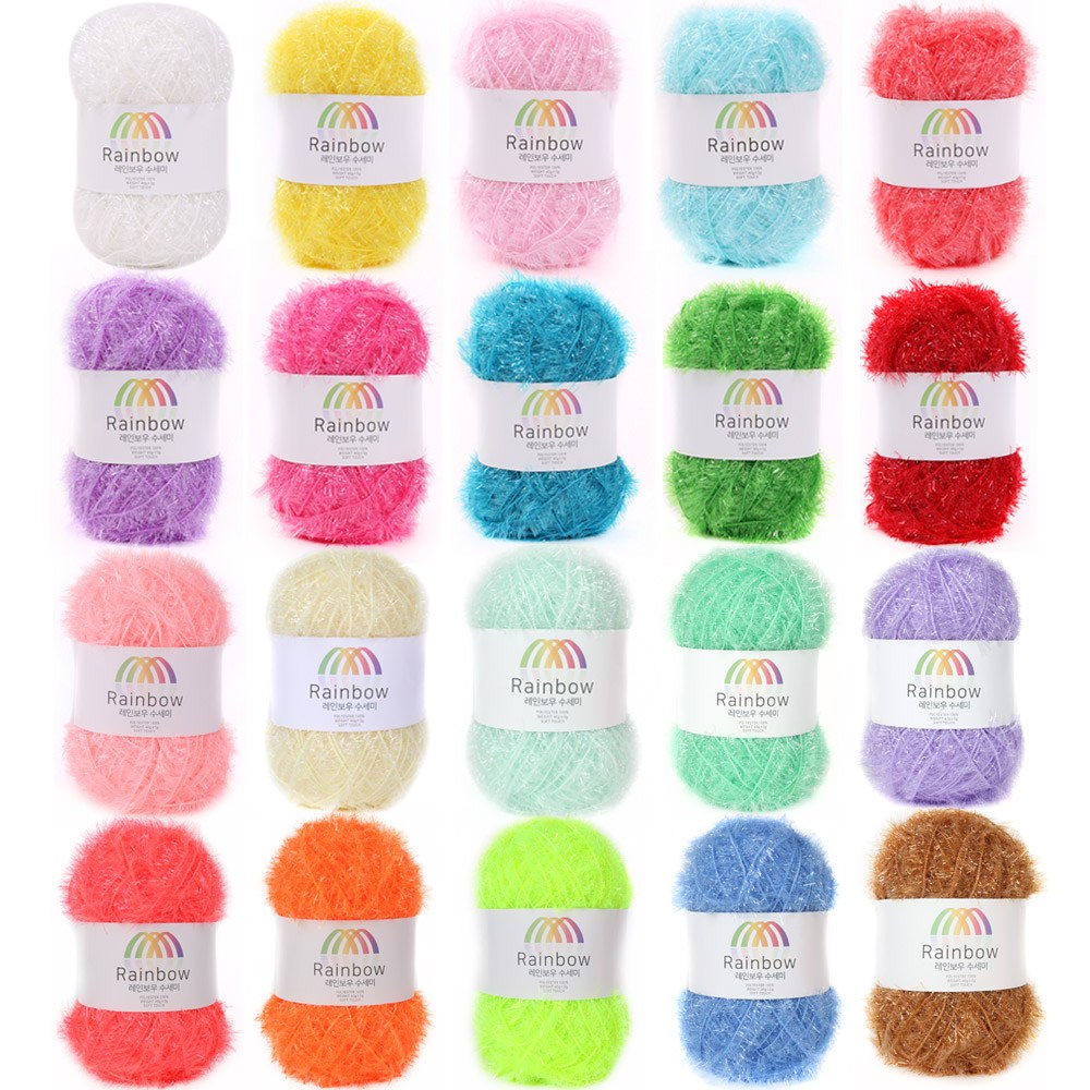 마마니트 레인보우 수세미실 20볼 세트 뜨개실 20,900원