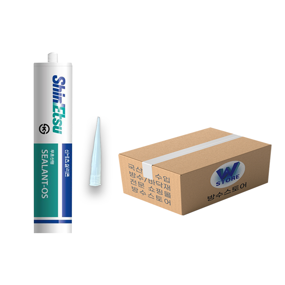 [나우케미칼] 상호명 도용당하는 중 판매자명 확인 후 구매 권장 신에츠 무초산 실리콘 창틀 샷시 창호 유리 방수 비초산 백색 5,300원