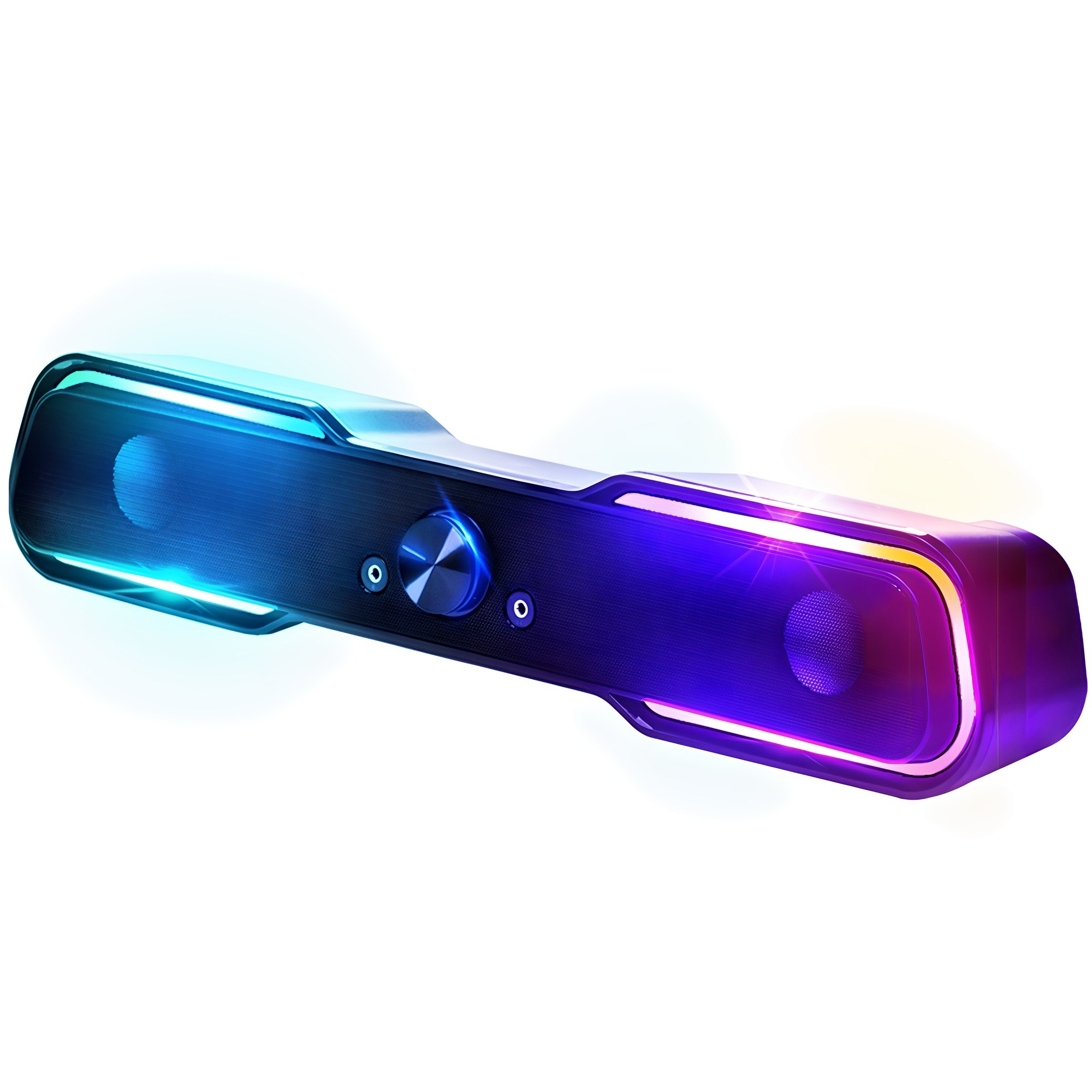 로이체 2채널 멀티미디어 RGB 레인보우 LED 게이밍 사운드바 스피커 29,900원