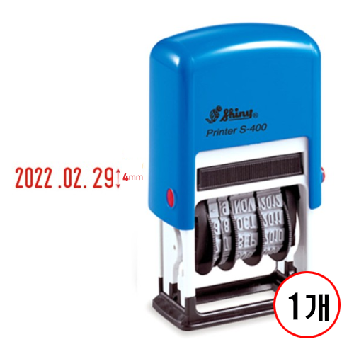 구문일부인 자동스탬프 S-400, 1개, 적색 33,270원