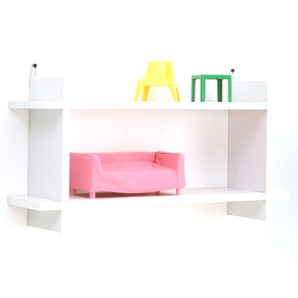 아라마가구 끼움 선반, 화이트, 2단 14,110원