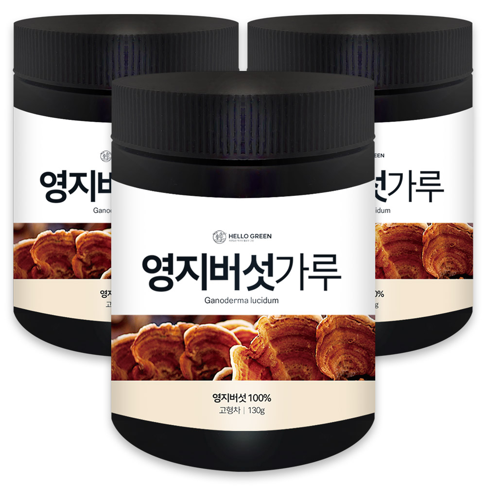 헬로우그린 국내산 영지 버섯 가루 130g(통), 3개 35,990원