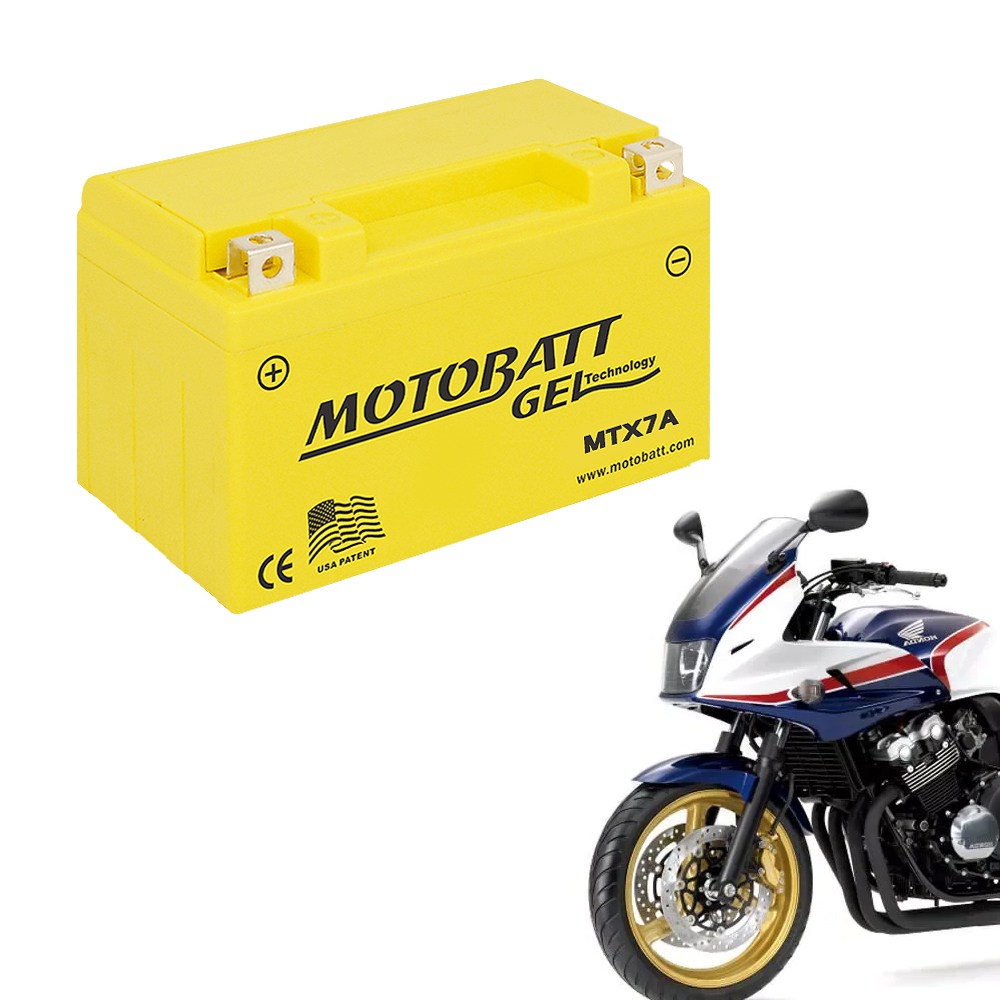 모토뱃젤 오토바이배터리 MTX7A 12V 7AH YTX7A-BS 밧데리, 1개, 혼다 CB400 62,340원
