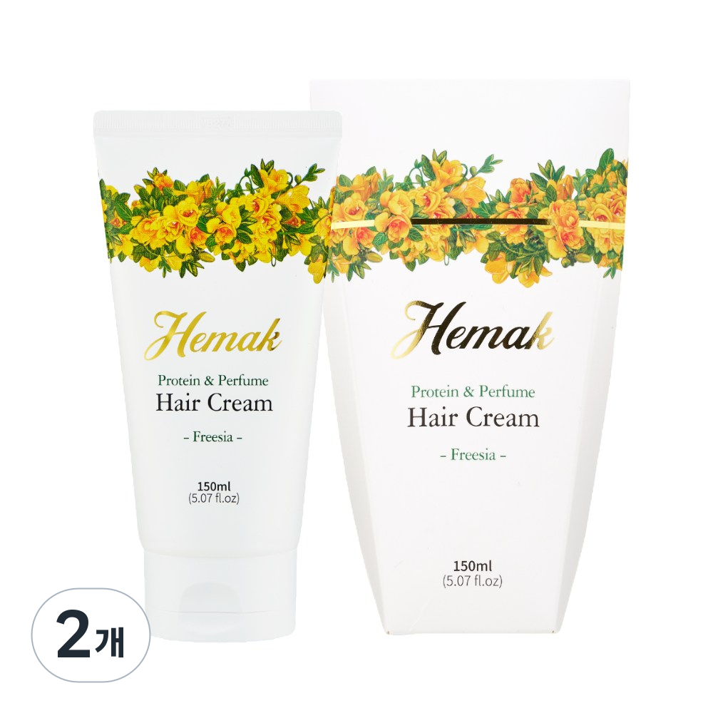 헤막 단백질 앤 퍼퓸 헤어크림 프리지아 / 손상모발용 노워시 트리트먼트 헤어에센스 36,800원