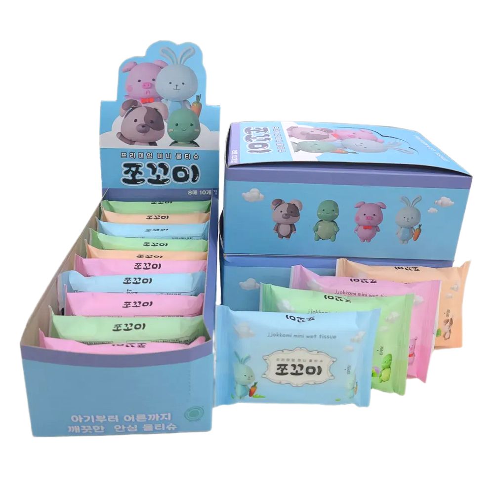프리미엄 쪼꼬미 휴대용 미니물티슈 55GSM 두툼한 엠보싱원단 65,780원