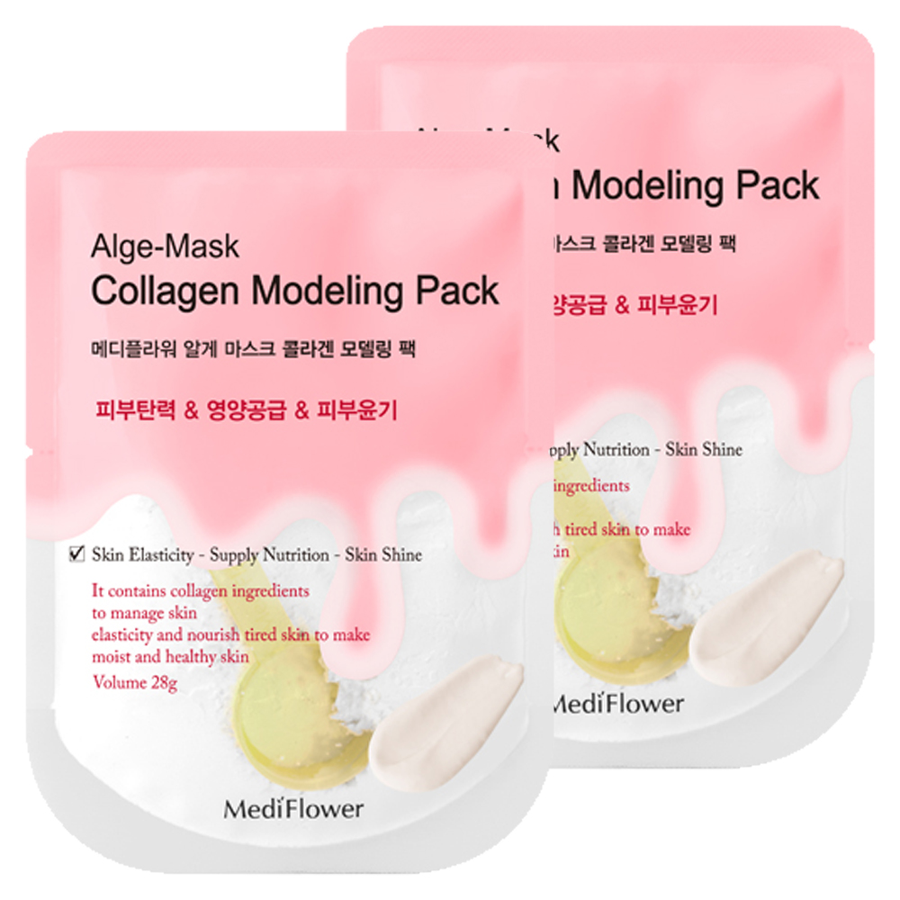 메디플라워 규조토 일회용 모델링팩 파우치 콜라겐 28g 4,890원