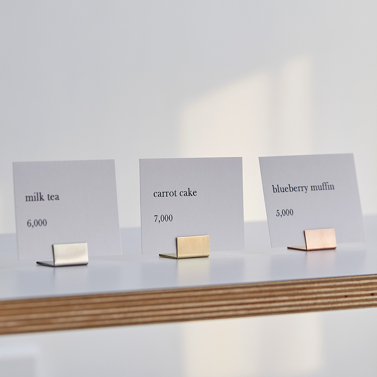 메탈 명함꽂이 가격표 메모 네임홀더, 1개 4,890원