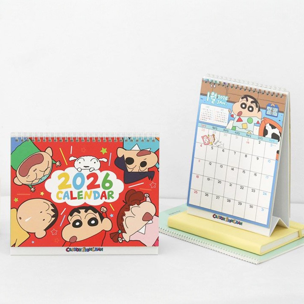 2026 데스크 캘린더 짱구는못말려 탁상 책상 달력 스케줄러 7,100원