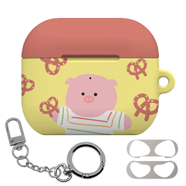 몬드몬드 에어팟 3세대 하드 케이스 + 철가루 방지 스티커 + 키링 세트 5,200원