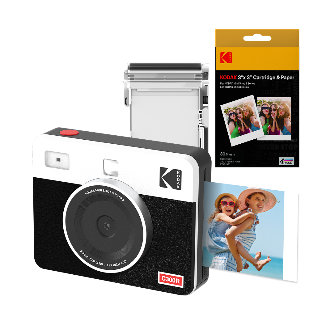 코닥 미니샷3 레트로 즉석카메라 + 카트리지 38p 세트 C300R 화이트 193,000원