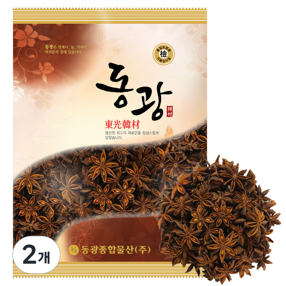 동광한방몰 팔각향 스타아니스, 2개, 200g 9,600원