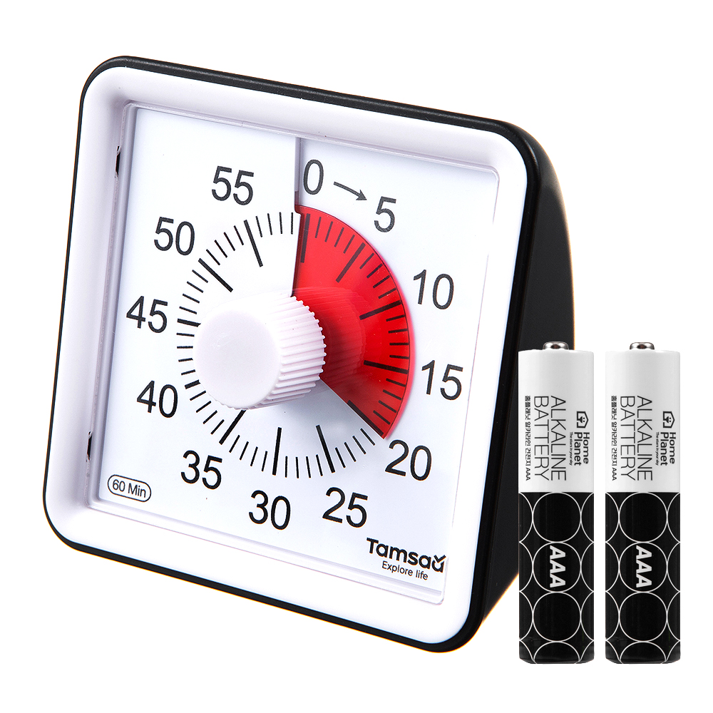 탐사 다용도 시간관리 무소음 타이머 + AAA 건전지 2개 9,990원