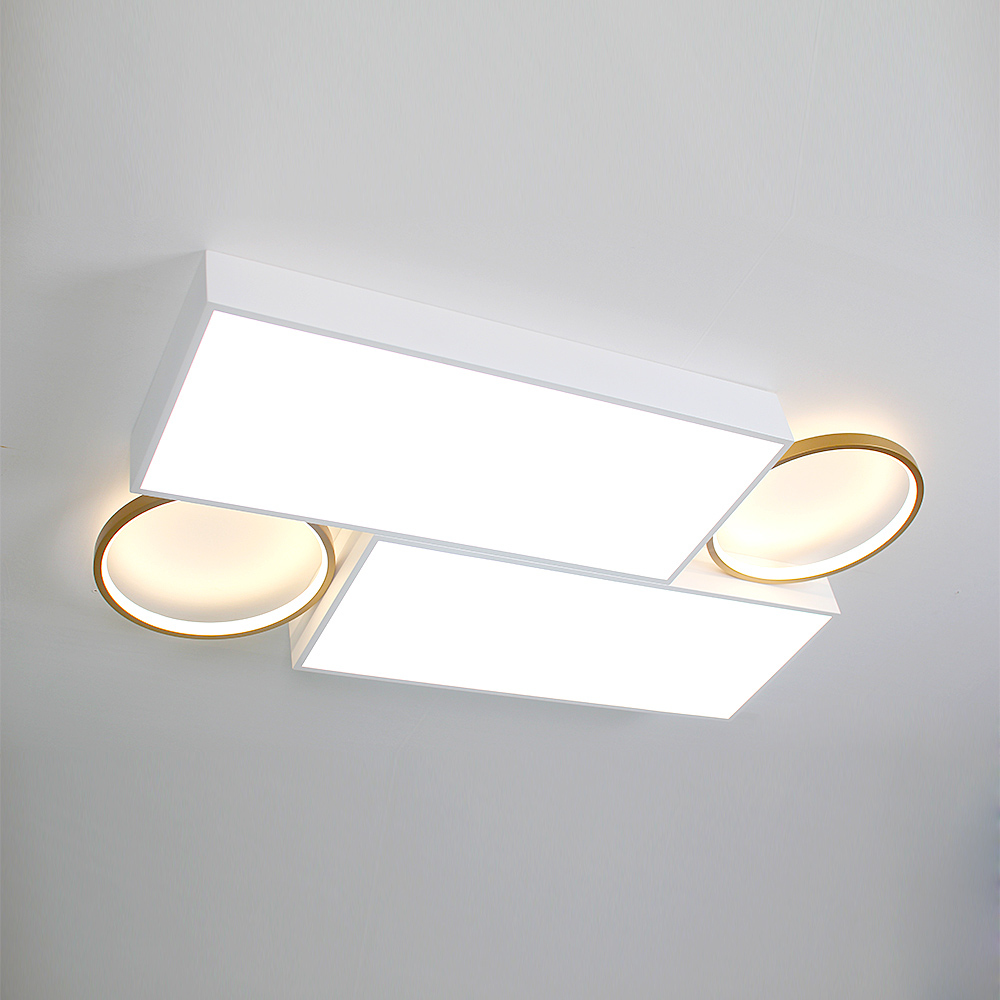 예스케이라이팅 국산 LED거실등 베니스 투톤 125W 인테리어조명 사무실 서재 조명 방등 LED등기구 모듈, 화이트 265,000원