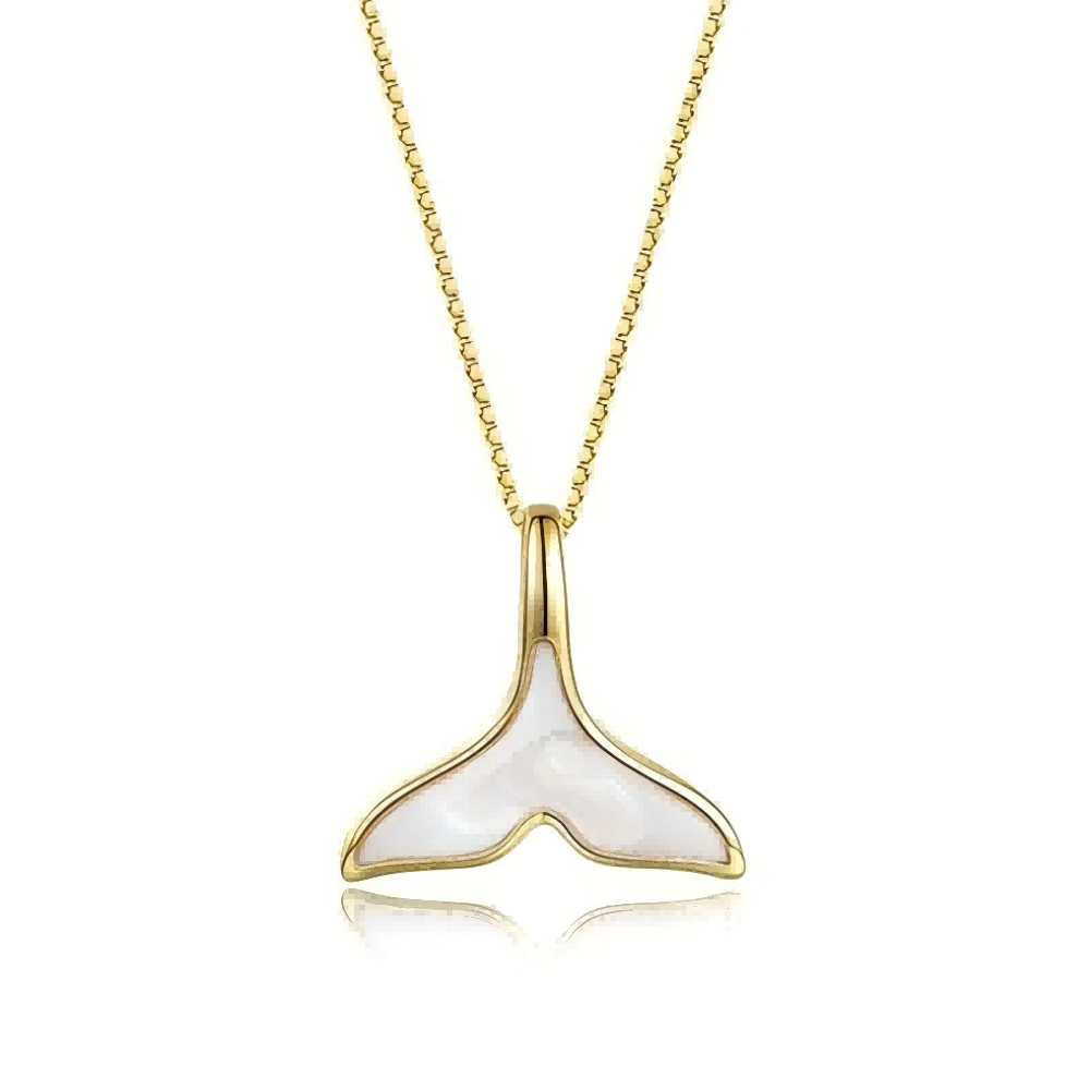 행운 고래 꼬리 심플 목걸이 60,000원