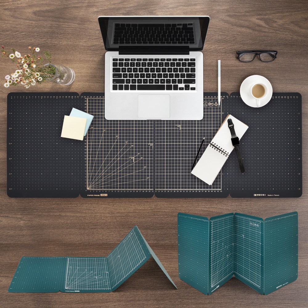 현대오피스 페이퍼프랜드 데스크매트 안전소재사용 폴딩 올인원 접이식 컷팅매트 HFM-S 23,800원