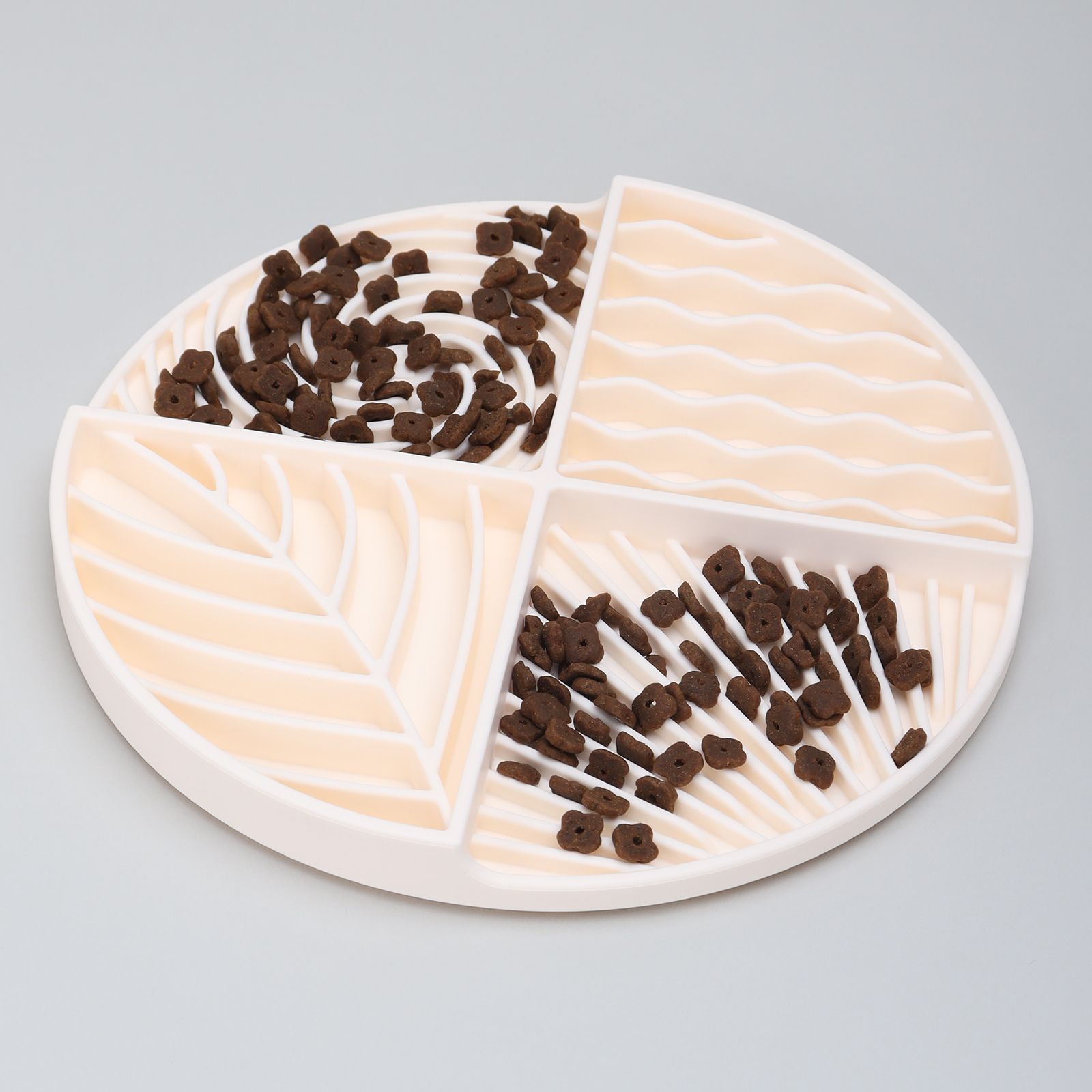 로이코 반려동물 리프 웨이브 실리콘 노즈워크 매트, 크림, 1개 14,400원