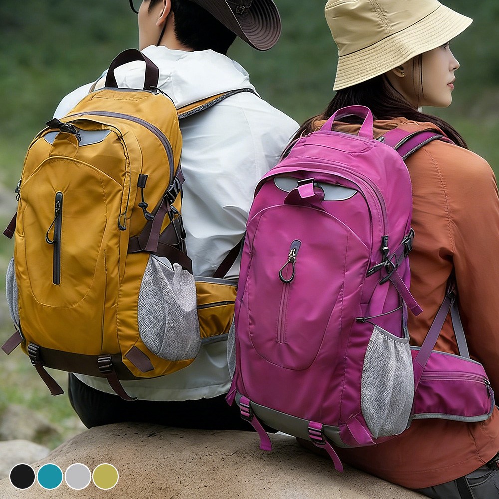 Lunavis 남자 여성 가벼운 등산 백팩 20리터 경량 방수 편한통기성 여행 배낭 가방, 레드 32,800원