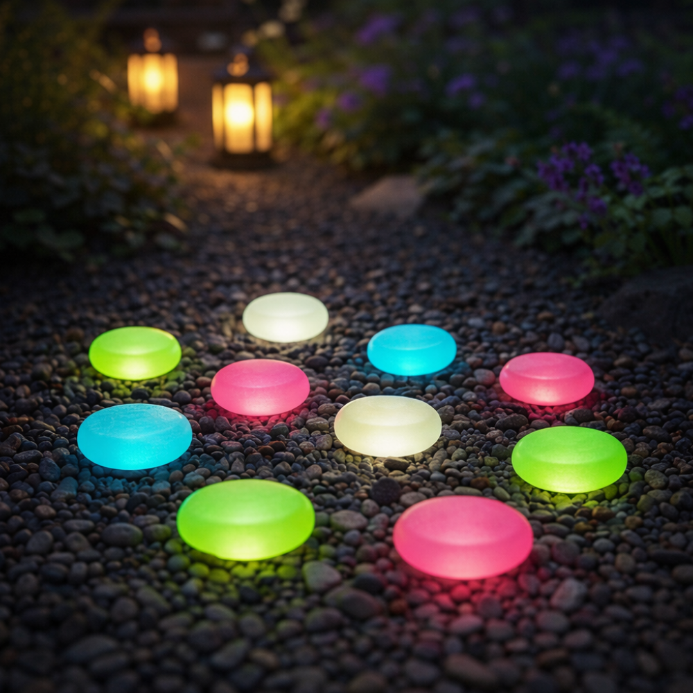 샤이닝 대형 조약돌 야광자갈 10p세트(컬러믹스), 혼합색상, 10개 7,900원