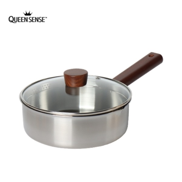 퀸센스 스텐 통3중 인덕션 이유식 라면 편수 소테 냄비 20cm 44,900원