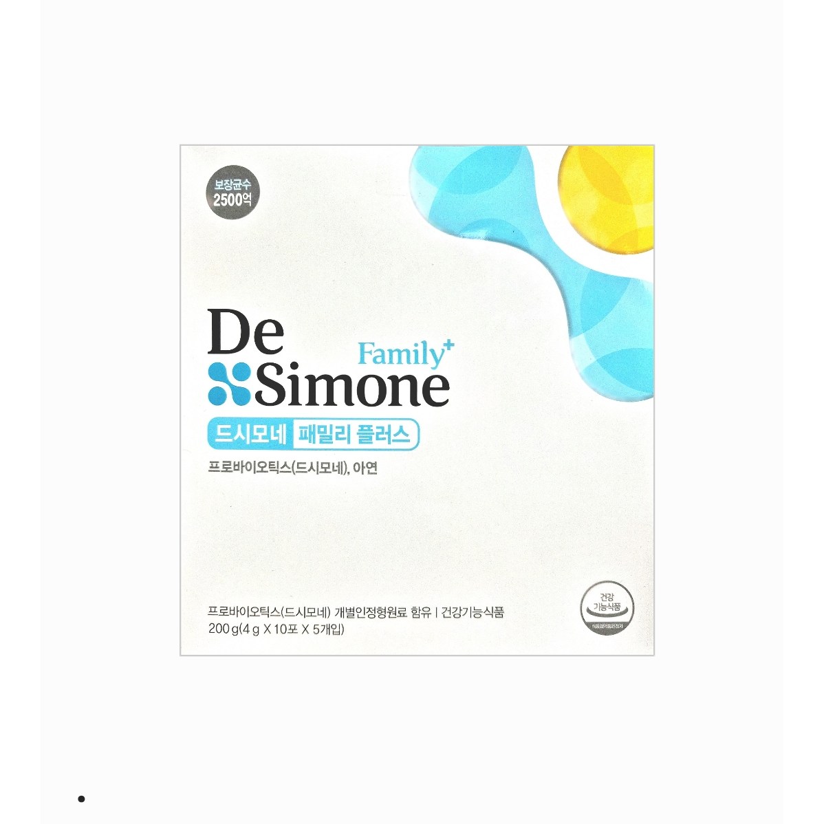 [냉장배송]드시모네 패밀리플러스 2500억 프로바이오틱스 (4g x 50포),1박스, 1박스 105,000원