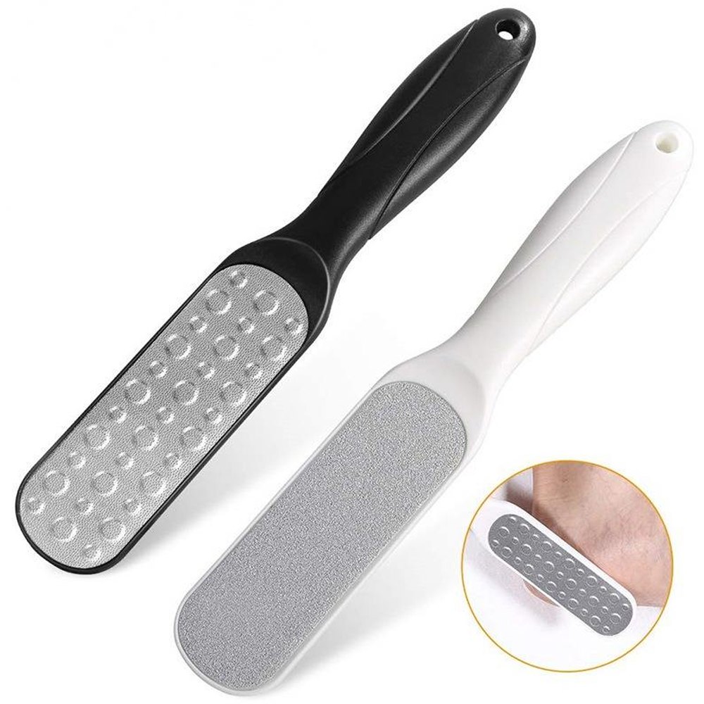 실버카우 발 뒷꿈치 각질제거기 풋파일 양면 스테인리스 3,900원