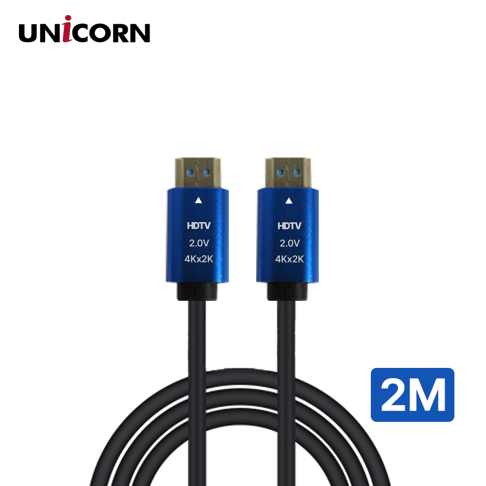 유니콘 하이브리드 HDMI 2.0 케이블 2M HLC-H4K-2.0M 4,000원