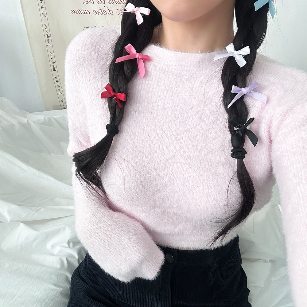 디아브 미니 리본 헤어핀 머리핀 6개 세트 3,900원