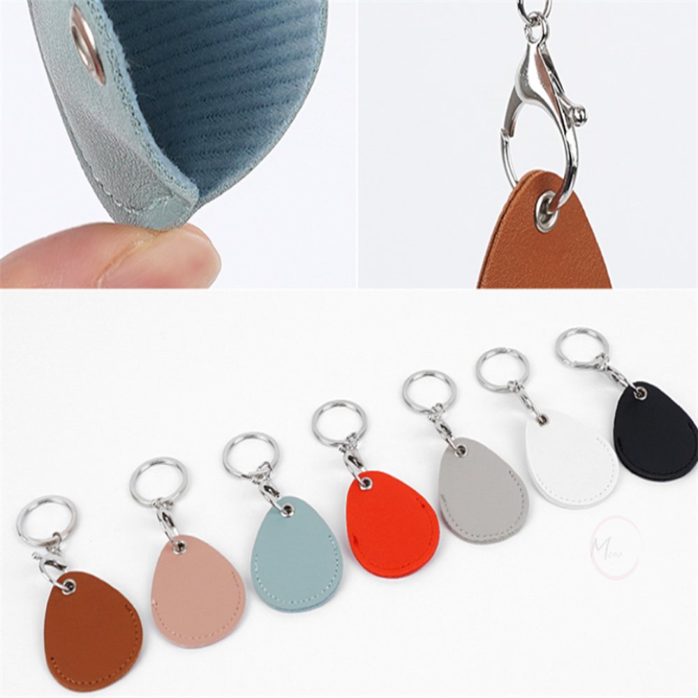 해들추천샵 물방울 가죽형 열쇠고리 열쇠홀더 1,100원