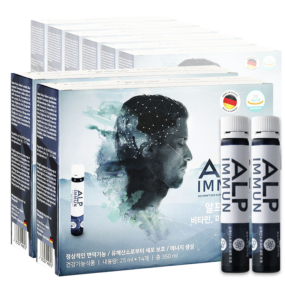알프 이뮨 멀티 비타민 미네랄 흡수율좋은 마시는 액상 종합 영양제 25ml, 8개, 14회분 285,000원