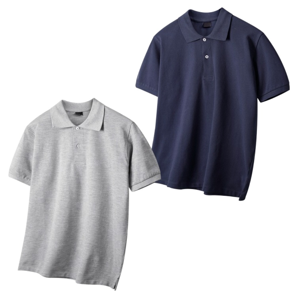 해리슨 남성용 통기성 기본 반팔 카라 티셔츠 HA-1495 WES1029 2종 세트 43,800원