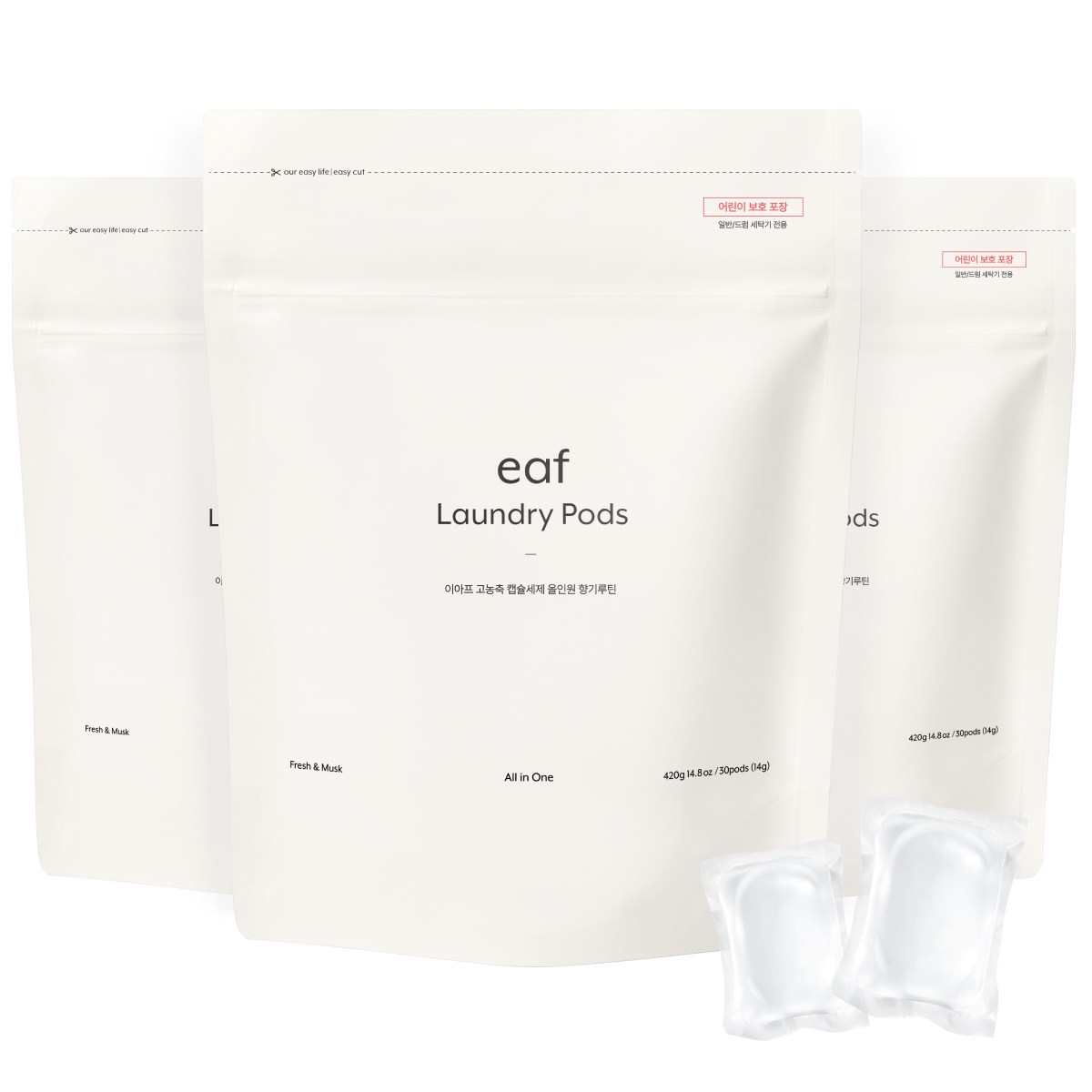 이아프 고농축 캡슐세제 올인원 향기루틴, 30개입, 3개 42,000원