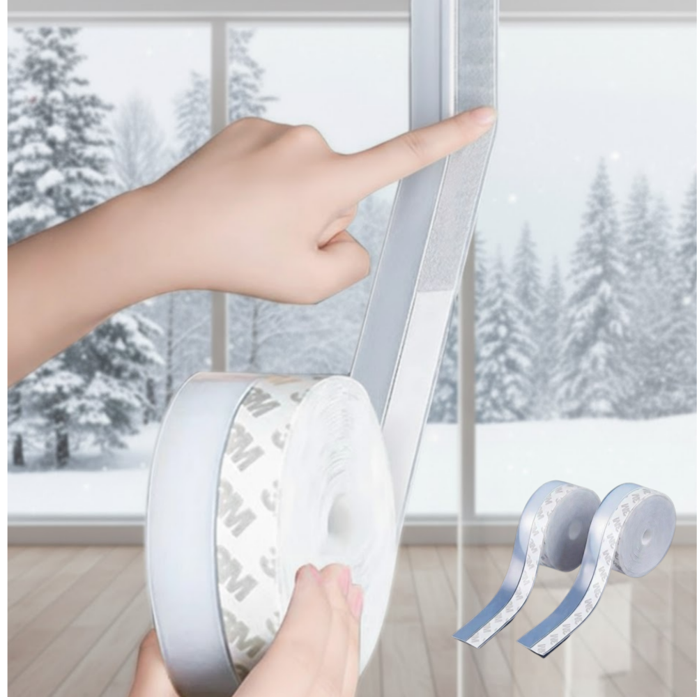 이지앤코 완벽 틈새 외풍 차단 창문 바람막이 실리콘 문풍지 테이프 25mm*5m 5,800원