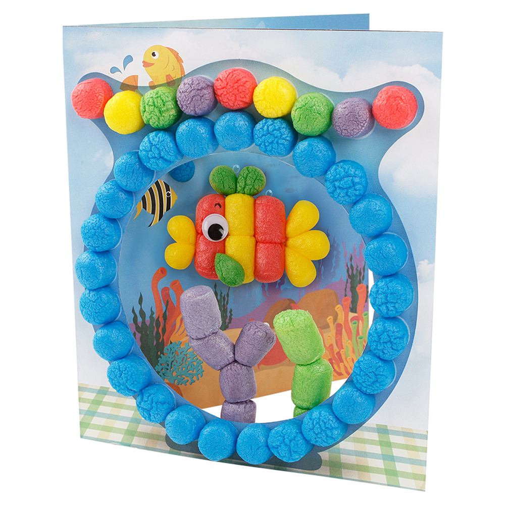 플레이콘 4인용 나만의 어항 꾸미기 세트, 혼합색상, 1세트 9,000원