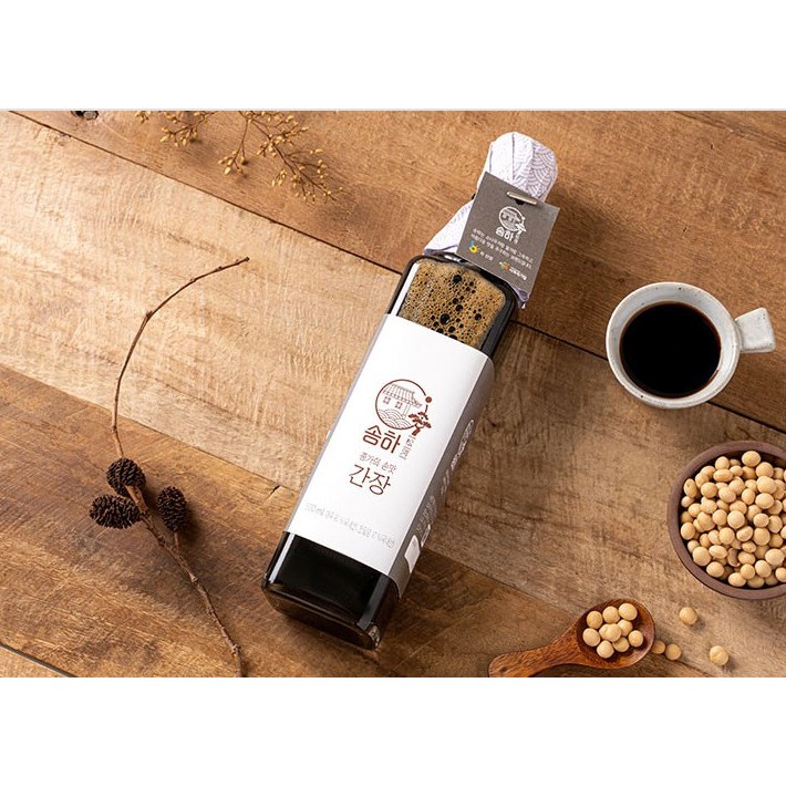 간장 국산콩 송하 재래식 집 간장 500ml 유리병 12,500원