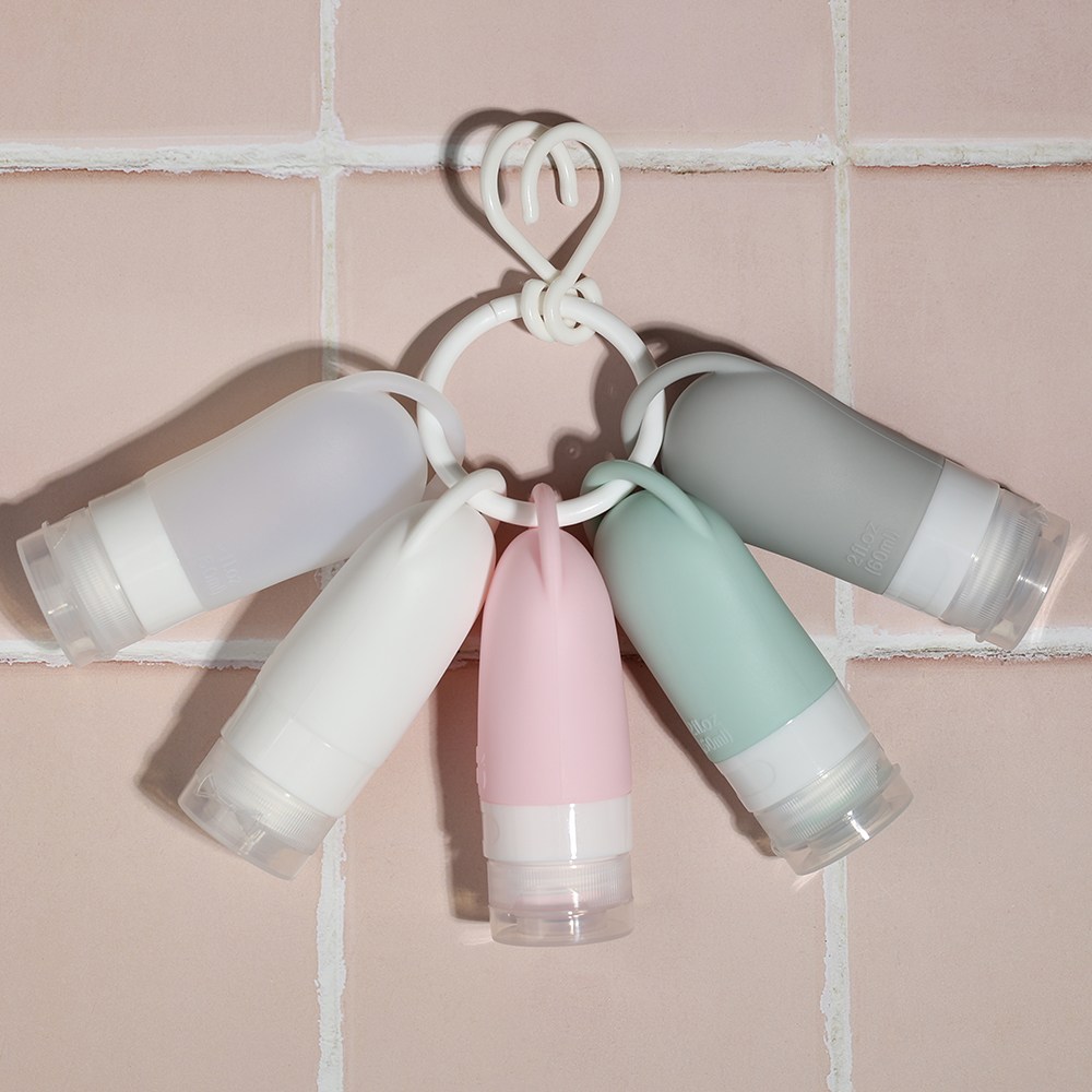 더블와이 여행용 수영 실리콘 공병 고리 화장품 튜브 10,500원