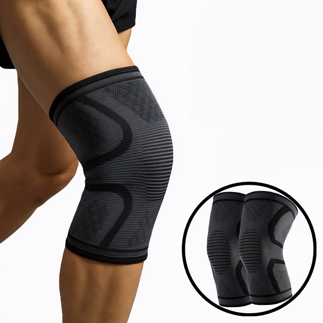 프라리 편안한 무릎 보호대 2p, 다크그레이, 1세트 6,370원