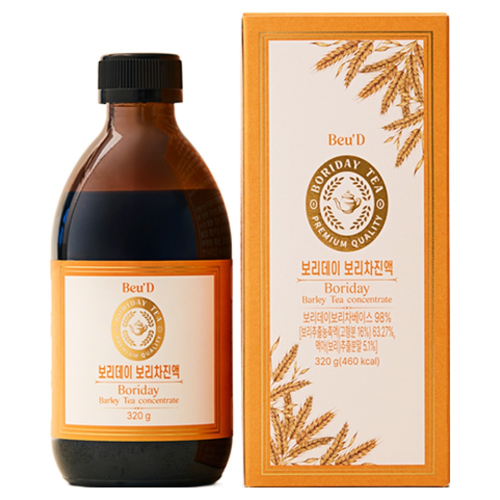 뷰드 보리데이 보리차 진액 원액 국산 유기농, 1개, 320g 19,700원