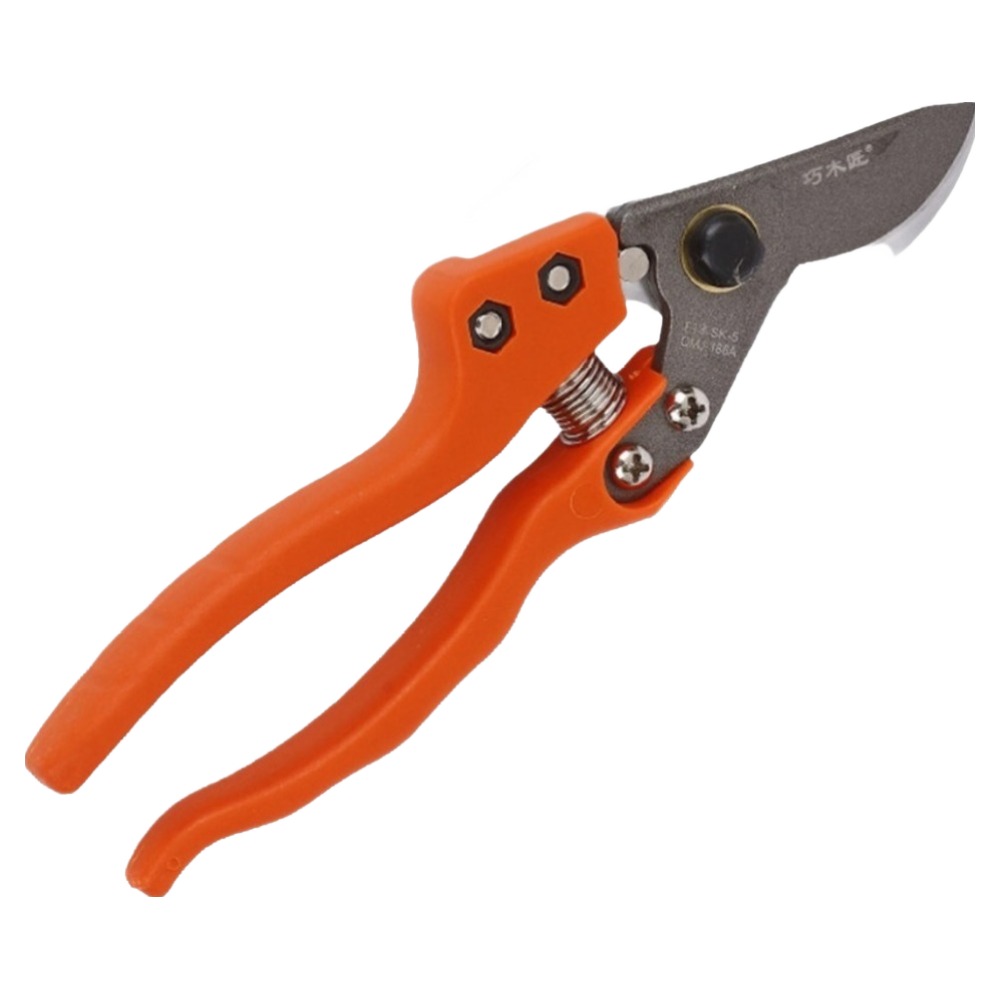 모노로지스 편리한 꽃분재 다용도 원예 전정가위 주황색 19.5cm, 1개 13,900원