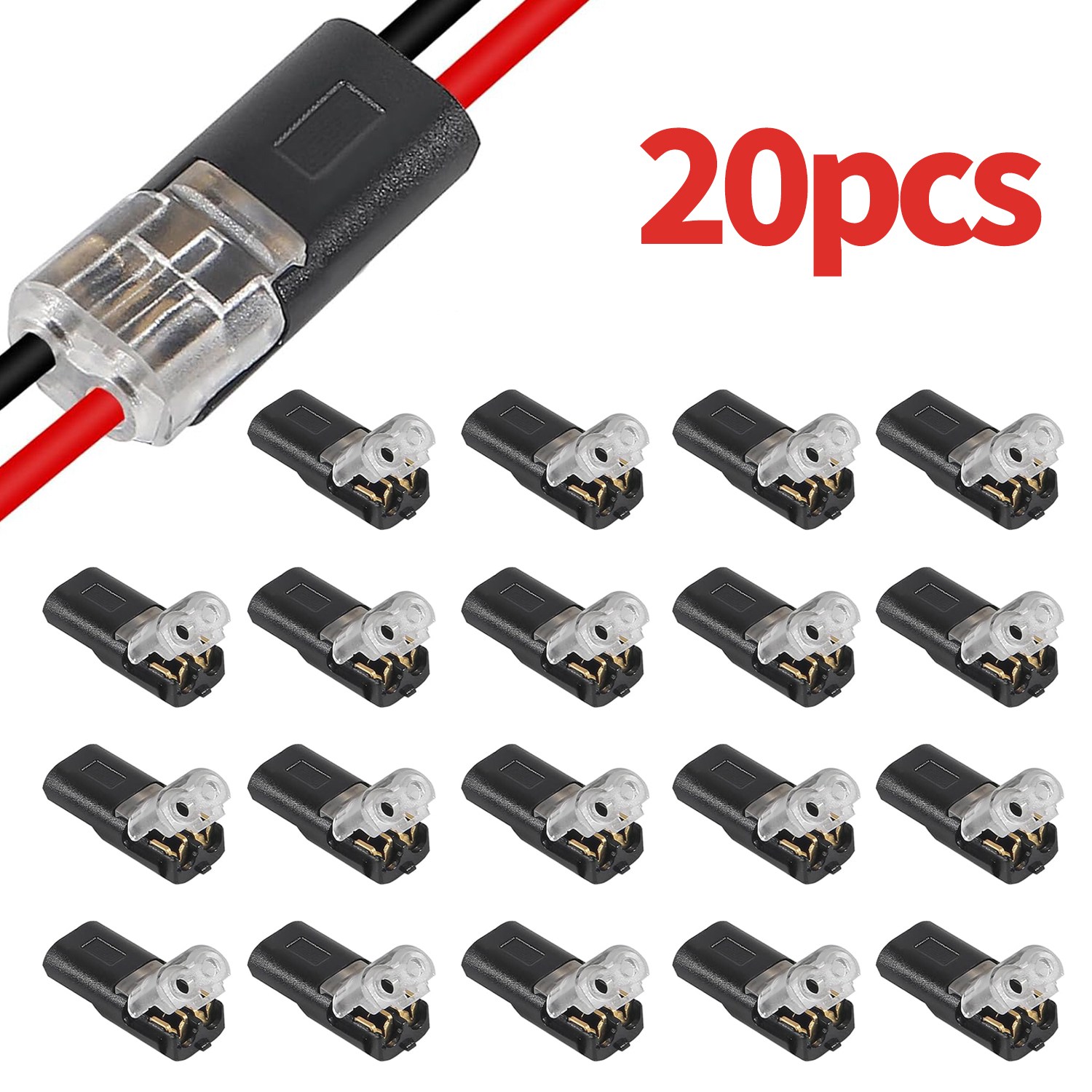 프리라이프 - 2핀 무탈피 전선 커넥터 전기선 연결잭 8,200원