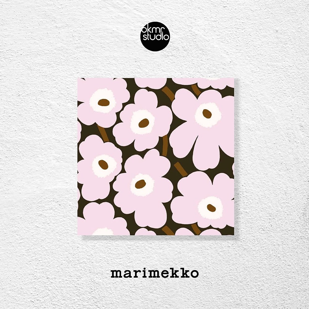 마리메꼬 피에니 우니꼬 꽃그림 핑크블랙브라운 중형 패브릭액자, 핑크블랙브라운 105,800원