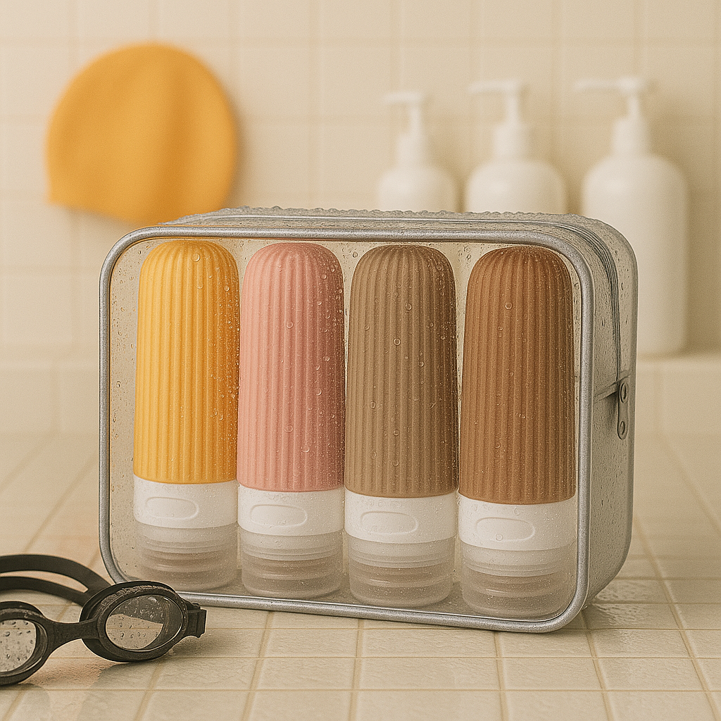 에이데이즈 소분가능 여행용 실리콘 공병, 1개, 브라운 9,000원