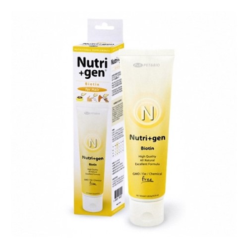 뉴트리플러스젠 피부 모질 건강 장모종 비오틴 튜브형 120g 강아지고양이 영양제 2달분 8,600원