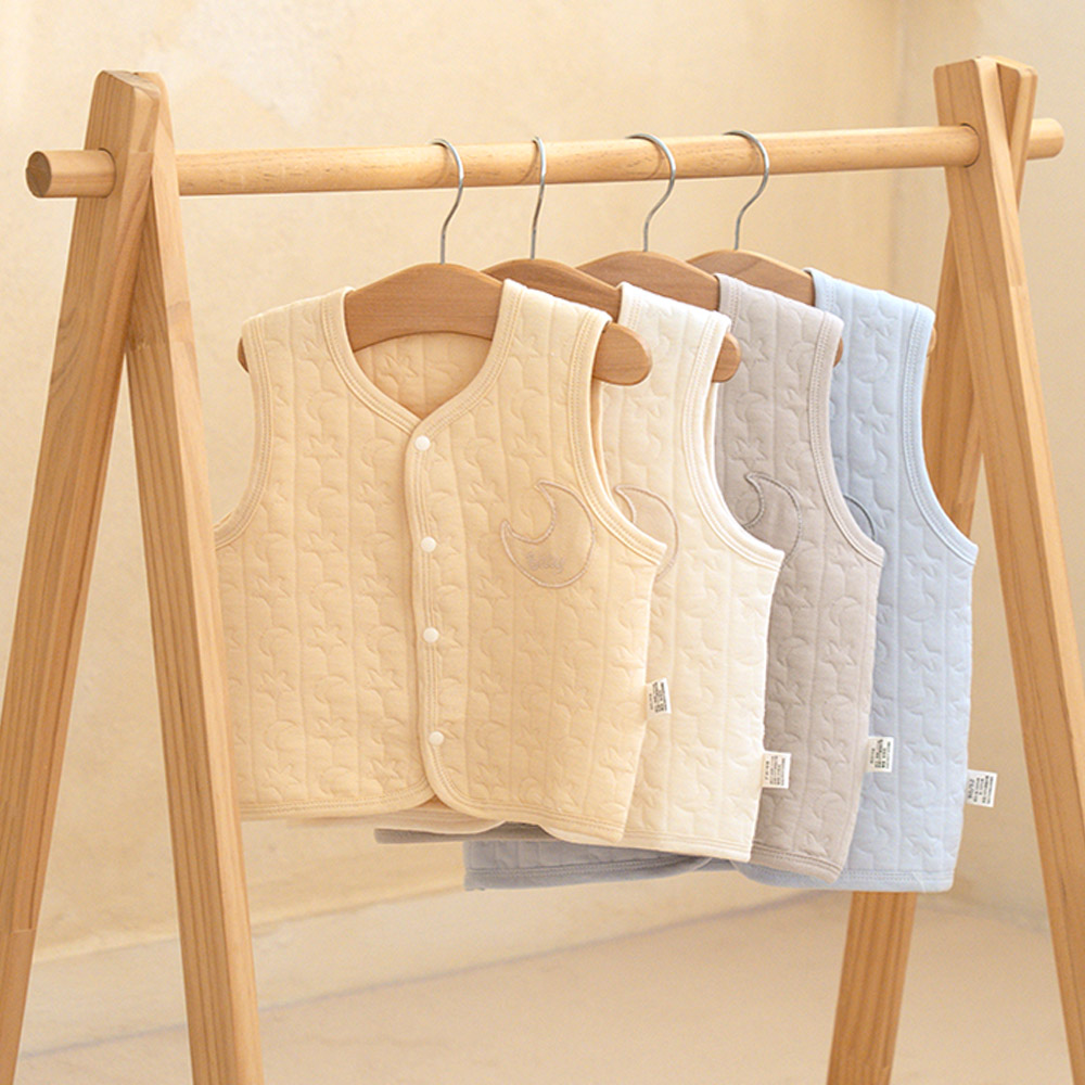 에뜨람 순면 아기 조끼 간절기 실내복 유아 신생아 누빔 보온 조끼 봄 가을 겨울 KC인증상품 8,900원