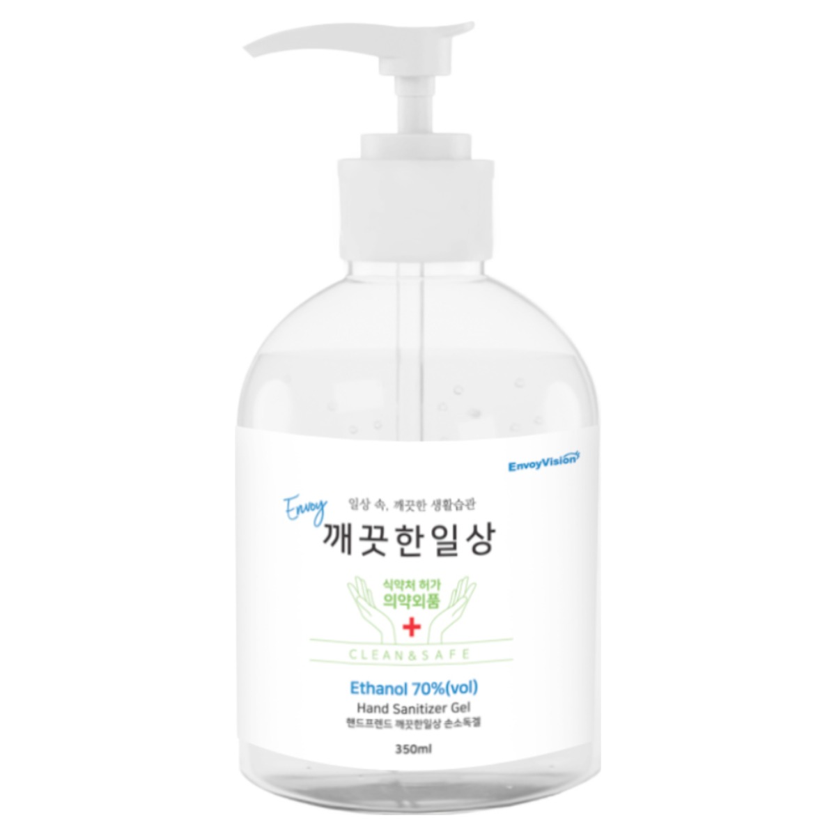 엔보이비젼 깨끗한일상 손소독제 겔 350ml 1+1 국내생산 의약외품 9,170원