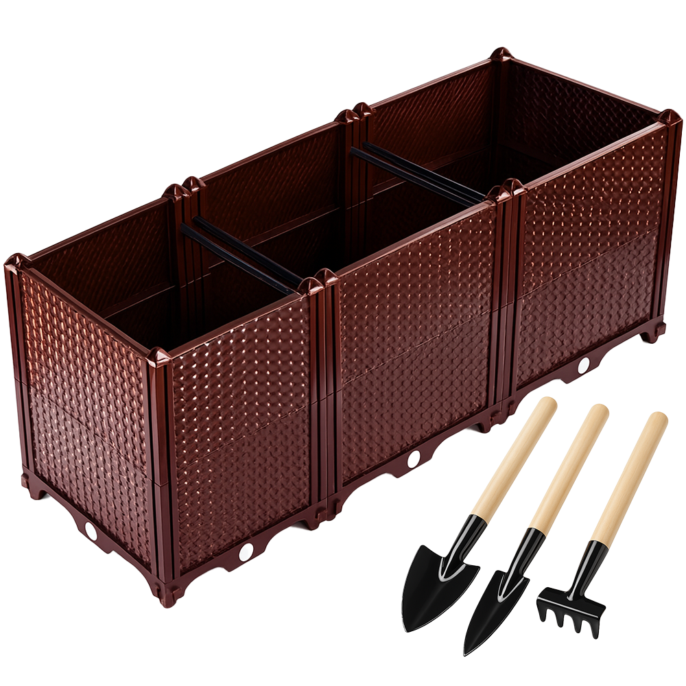 조립가든 플랜트박스 조립식 화분 텃밭 베란다, 1개, 딥브라운 56,500원