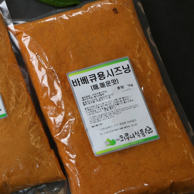 뫼루니식품 치킨염지제 바베큐용시즈닝 매매 1KG 아주 매운맛 닭염지제, 1개, 1kg 15,000원