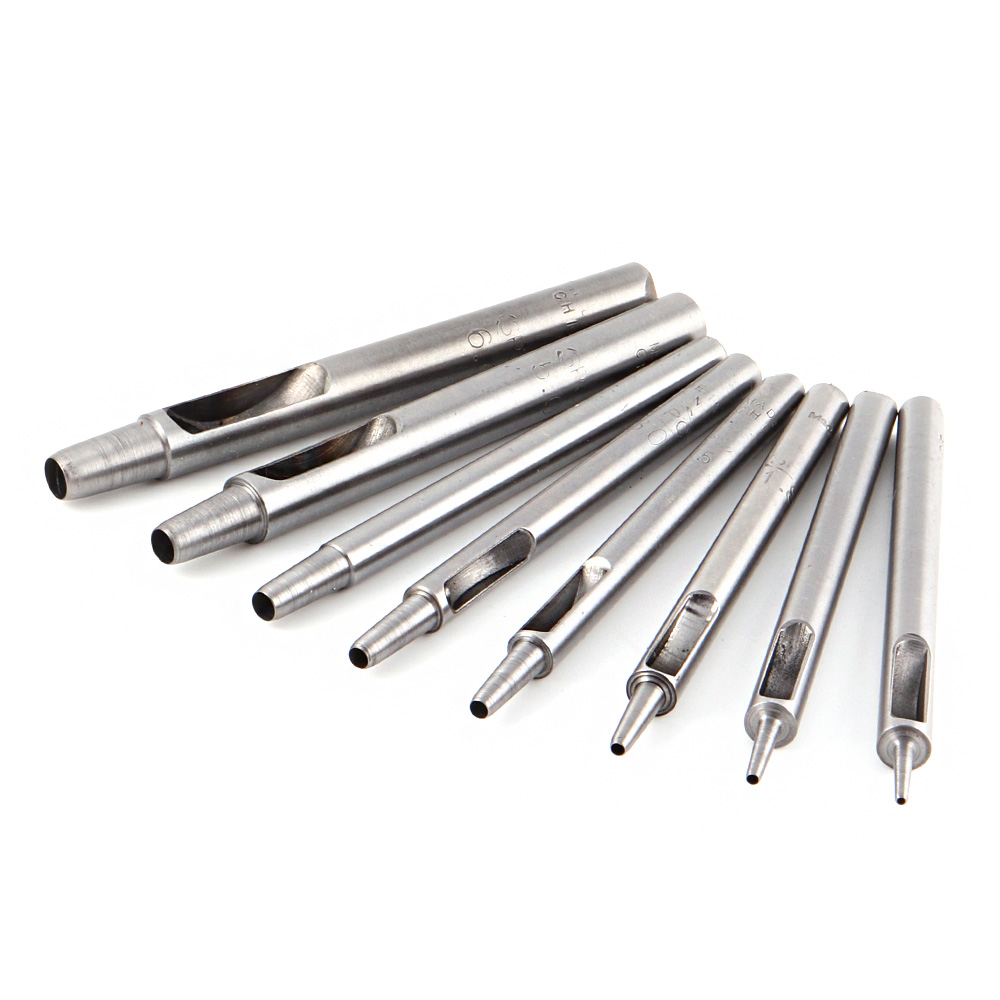 정품 타공펀치 벨트구멍뚫기 타공 가죽 가방끈 구멍 펀치 펀칭 0.8mm-6mm 시계줄 구멍 뚫기 6,000원